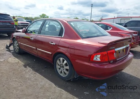 2005 Kia Optima Ex V6/Lx V6 z USA, uszkodzony, nr VIN KNAGD128455433145